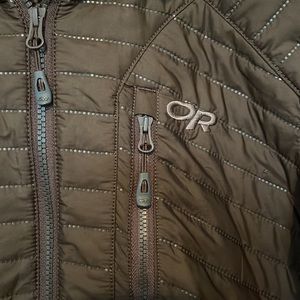 Like New Outdoor Research Men’s Vindo Hoody Brown, Size Large, style: 57747